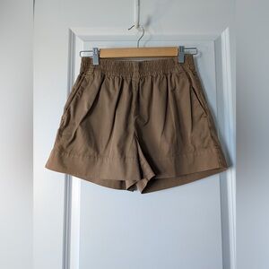 Everlane Easy Chino Pull On Shorts Ochre Tan Size 4